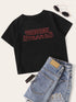 Letter Print Tee
