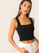 Solid Slim Fitted Tank Top