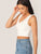 Solid Form Fitted Crop Tank Top