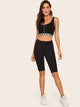 Solid Biker Shorts