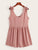 Tie Shoulder Round Neck Romper