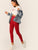 Elastic Waist Solid Leggings
