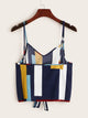 Geo Print Tie Back Cami Top