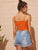 Drawstring Cami Crop Top