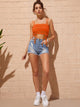 Drawstring Cami Crop Top