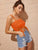 Drawstring Cami Crop Top