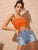 Drawstring Cami Crop Top