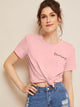 Letter Print Short Sleeve Top