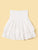 Solid Shirred Waist Layered Ruffle Skirt