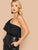Exaggerate Ruffle Yoke Asymmetrical Shoulder Bodysuit