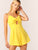 Twist Front Peekaboo Wide Leg Cami Romper