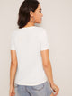 Colorblock Sequin Detail Top