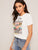 Colorblock Sequin Detail Top