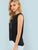 Twist Side Solid Tee