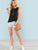 Twist Side Solid Tee