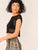 Crop Mesh Top Without Bra