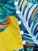 Tropical Print Button Front Cami Top