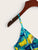 Tropical Print Button Front Cami Top