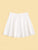Button Front Belted Flare Skirt