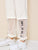 Mesh Panel Letter Embroidered Pants
