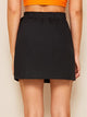 Pocket Detail Wrap Skirt