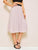 Elastic Waist Pleated Skirt