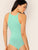 Halterneck Ribbed Bodysuit