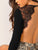Lace Trim Open Back Bodysuit