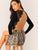 Lace Trim Open Back Bodysuit