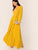 Self Belted Maxi Dress Wrap Skirt
