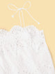 Eyelet Embroidery Crop Cami Top