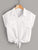 Striped Knot Hem Blouse