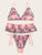 Floral Embroidered Garter Lingerie Set