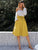 Dual Pocket Button Front Belted Paperbag Skirt