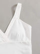 Surplice Neck Wide Hem Bralet Top