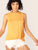 Twist Side Solid Tee
