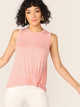Twist Side Solid Tee