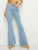 Bleach Wash Flare Leg Jeans