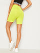 Neon Yellow Cycling Shorts