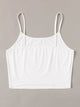 Figure Print Crop Cami Top