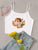Figure Print Crop Cami Top