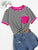 Pocket Patched Striped Ringer Tee
