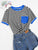 Pocket Patched Striped Ringer Tee