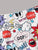 Cartoon Print A-line Skirt