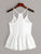 Eyelet Embroidery Peplum Cami Top