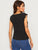 Cutout Neck Scalloped Armhole Shell Top