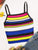 Rainbow Stripe Knit Cami Top