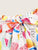 Fruit Print Paper Bag Belted Shorts