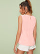 Cut and Sew Keyhole Back Top