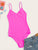 Neon Yellow Solid Cami Bodysuit